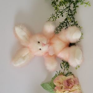 Russ Ruffles sparkly pink ombré plush bunny